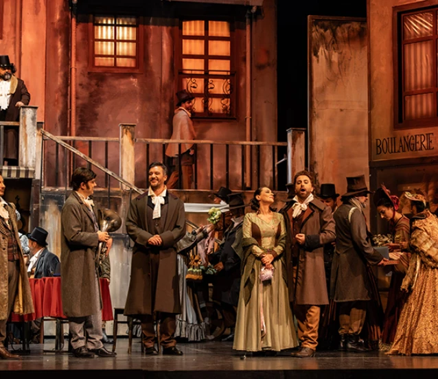 La Boheme operasının prömiyeri AKM’de yapıldı