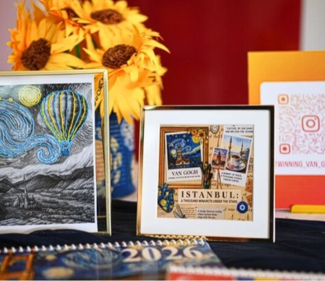 Lise öğrencileri Van Gogh'u Türkiye ve Avrupa turu'na çıkardı