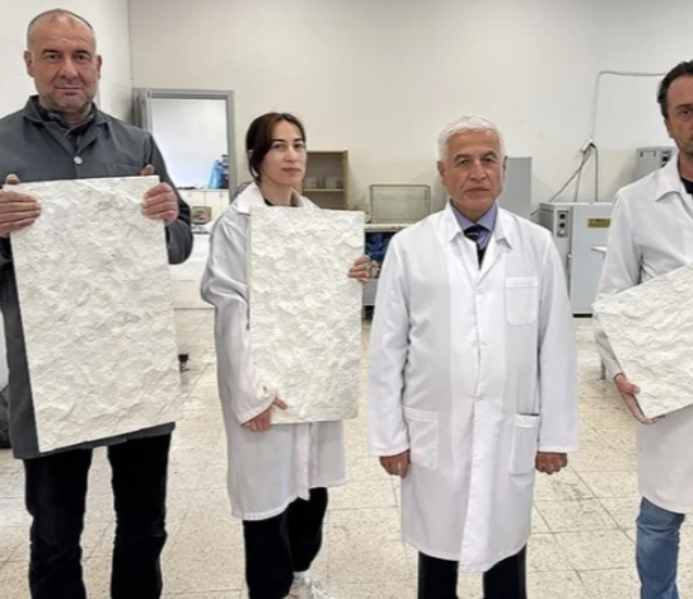 Mermer tozundan yeni buluş