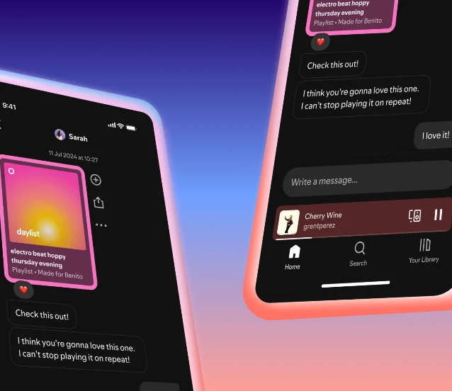 Müzikte sosyal ağ: Spotify’da kullanıcılar arası mesajlaşma