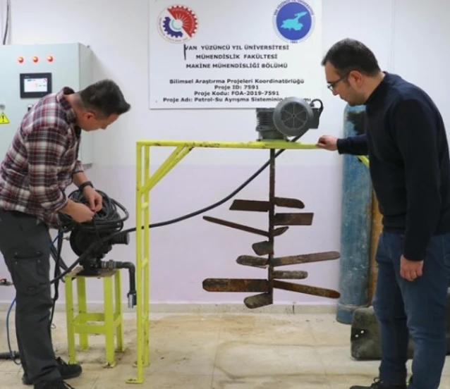 Petrol-su karışımını düşük enerjiyle ayrıştıran sistemin patenti alındı