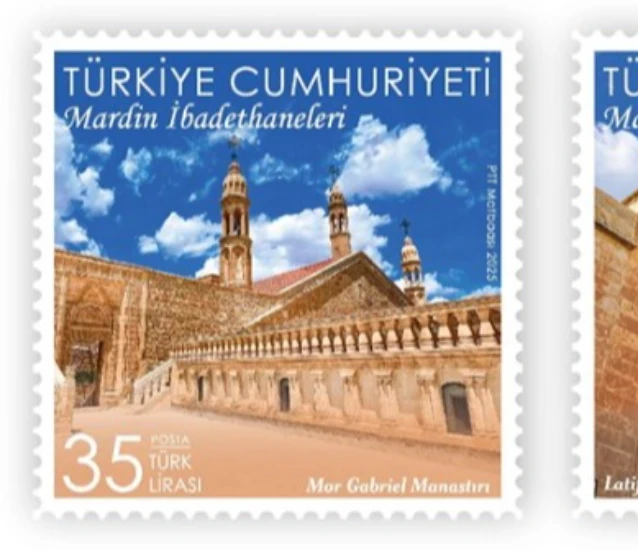 PTT Mardin İbadethaneleri için anma pulu çıkardı!