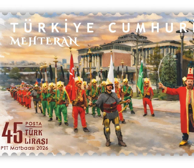 PTT'den Mehteran temalı pul ve ilk gün zarfı