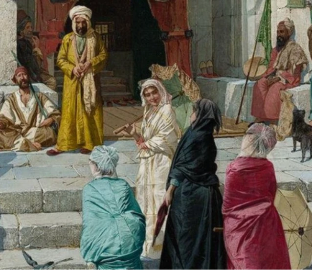 Sanat dünyasının gözü Londra’da: Osman Hamdi Bey’in 'Cami Kapısında' tablosu satışa çıkıyor