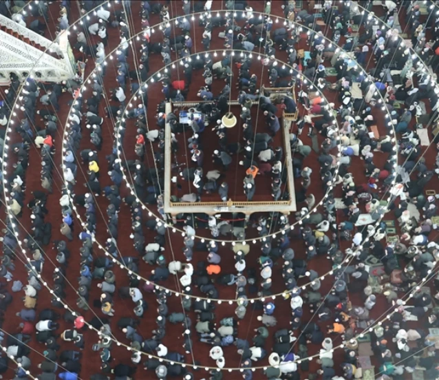 Selimiye Camisi'nde teravih yoğunluğu yaşandı