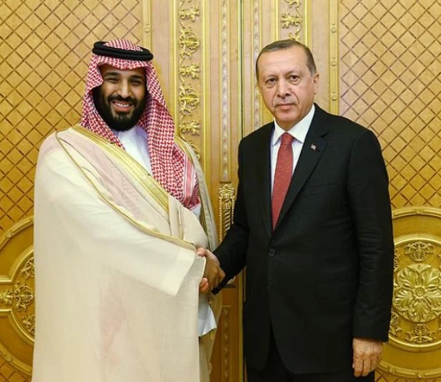 Cumhurbaşkanı Erdoğan, Suudi Arabistan Veliaht Prensi Selman ile görüştü