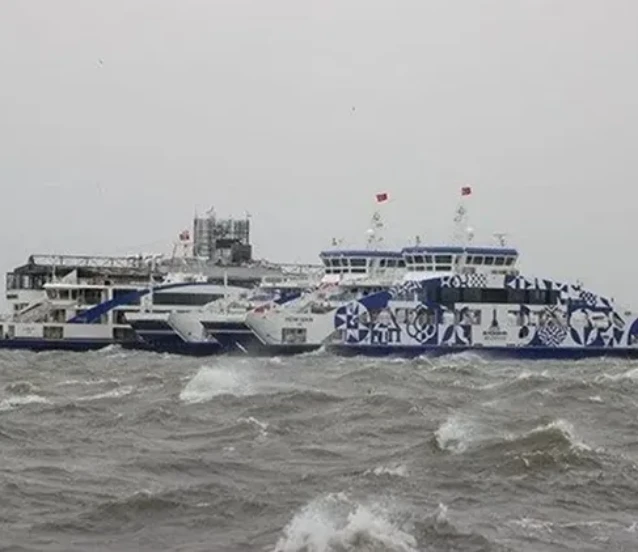 İSTANBUL VAPUR SEFERLERİ | Tüm vapur seferleri lodos nedeniyle iptal edildi