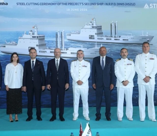 Türkiye, Portekiz için inşa ediyor: İkinci gemide sac kesildi