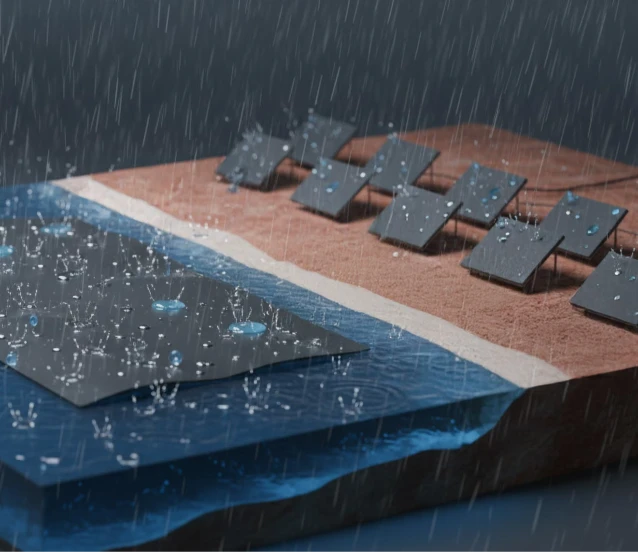 Yüzen ci̇hazla enerji̇ devri̇mi̇: Yağmur damlalarından elektrik üretiyor