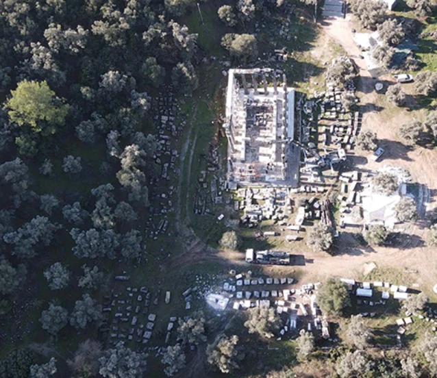 Zeus Tapınağı eski ihtişamına kavuşmak üzere