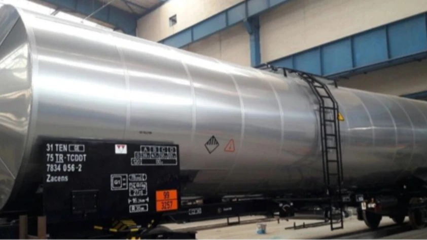 9 ZACENS tipi sarnıç vagonu MSB’ye teslim edildi