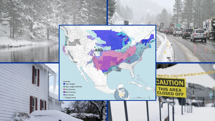 ABD'de kar fırtınası alarmı: Tarihi nitelikte olabilir! Vatandaşlar marketlere hücum etti