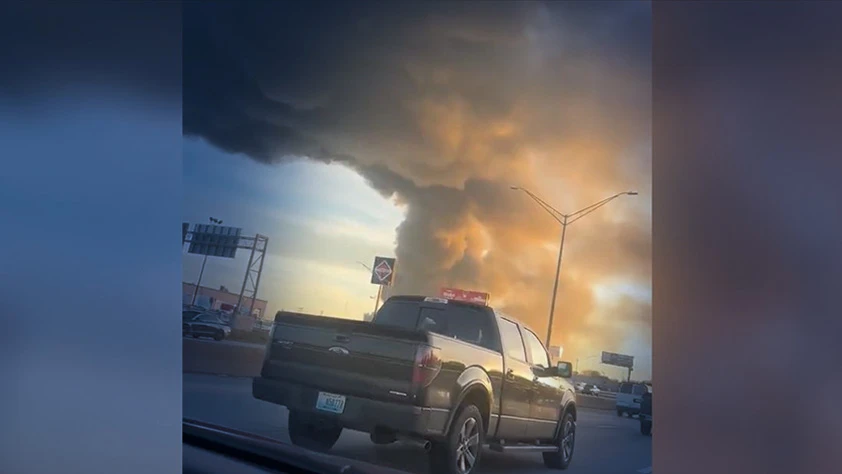 ABD'de kargo uçağı 340 km hızla düştü! Çalışmalar sürüyor