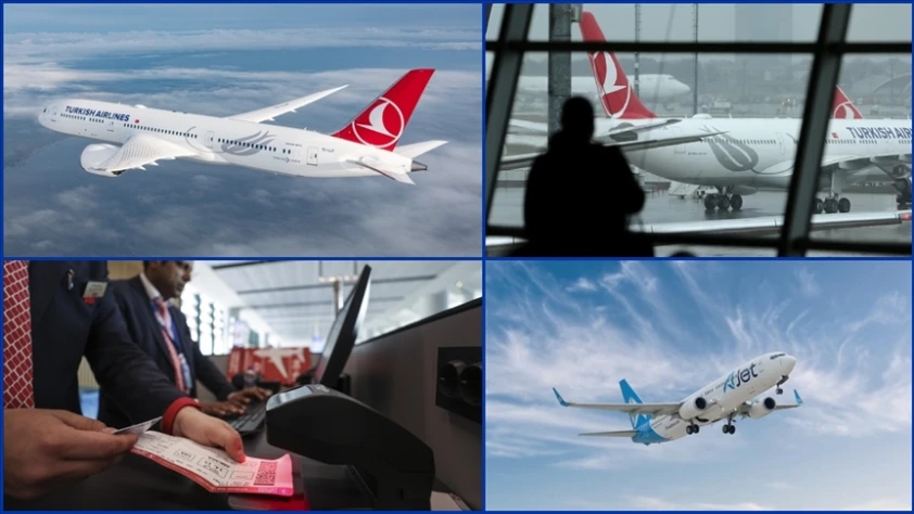 'Ada Kıbrıs' hava köprüsü: 1 ayda 100 bin turist taşındı