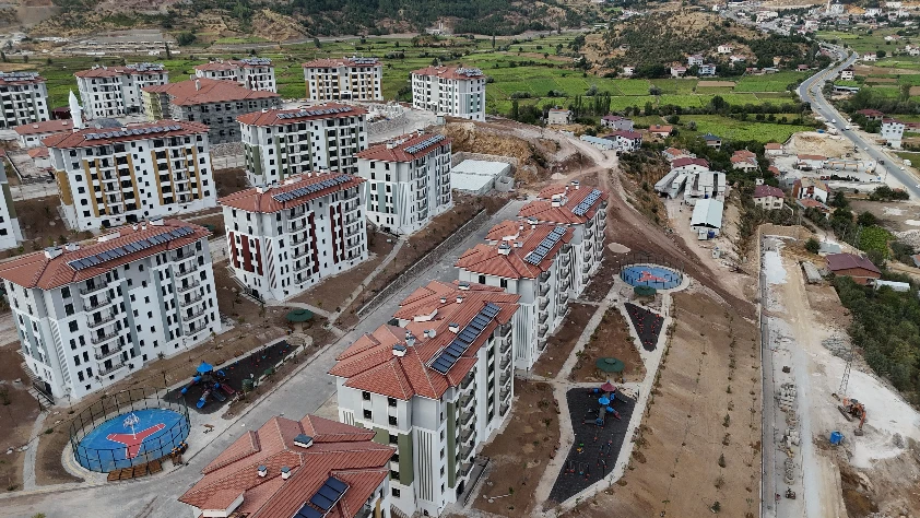 Adıyaman'da yapılan deprem konutlarında sona gelindi Adıyaman'da yapılan deprem konutlarında sona gelindi