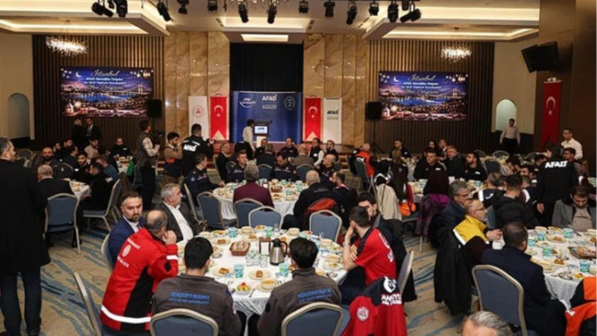 AFAD akredite ekipleri İstanbul’da buluştu: 507 ekip iftar programında
