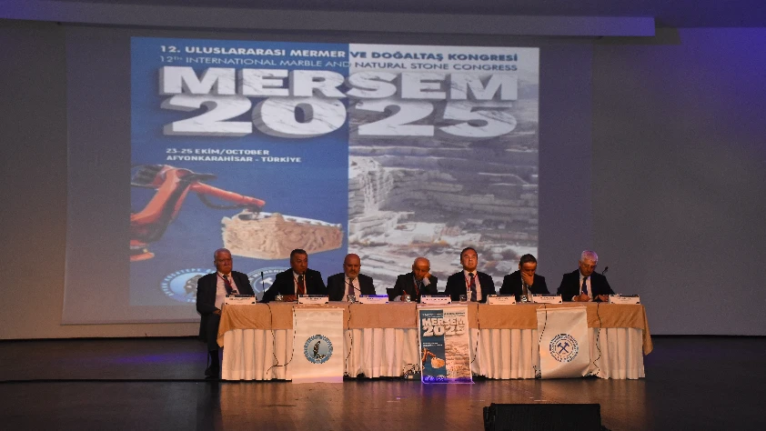 Afyonkarahisar’da 12. Uluslararası Mermer ve Doğaltaş Kongresi kapılarını ziyaretçilere açtı