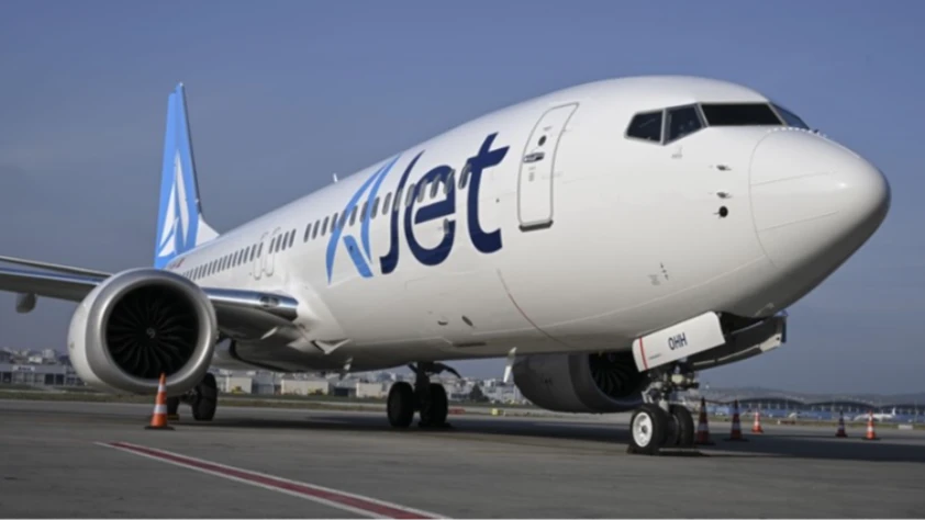 AJet'in yeni uçağı Boeing 737-8 MAX İstanbul'a geldi