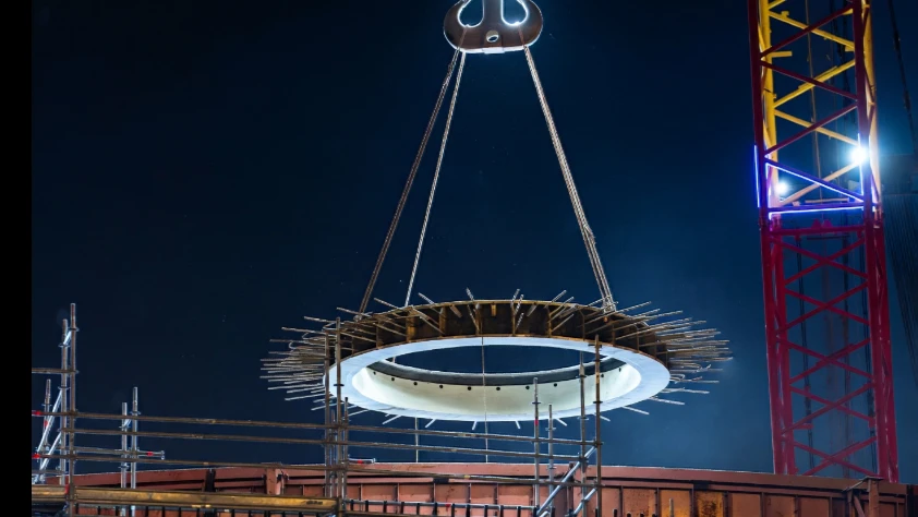 Akkuyu'da kritik bileşen monte edildi: Nükleer enerjiye bir adım daha