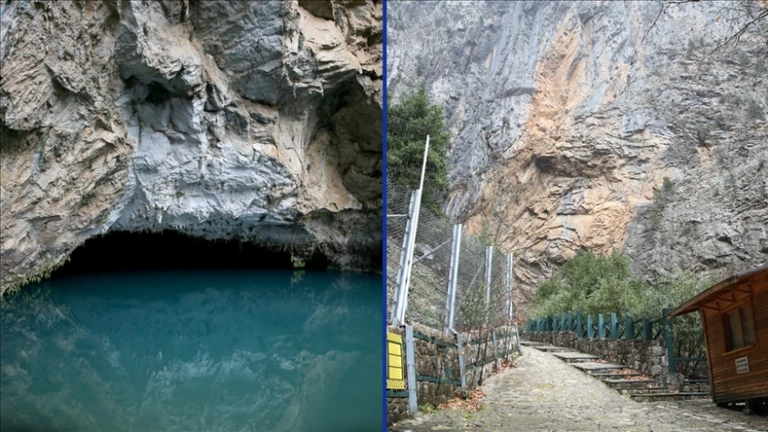 Altınbeşik Mağarası'nın yürüyüş yolu çelik kafesle örülerek korunmaya başlanacak