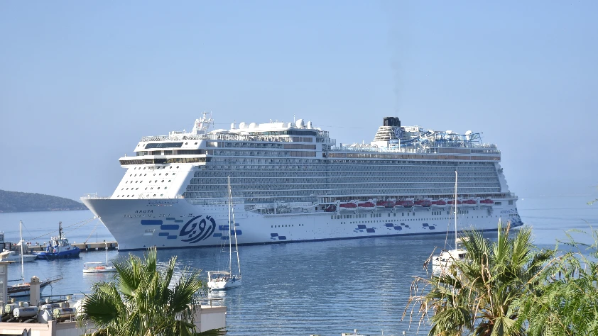 Aroya kruvaziyeri 2 bin 683 yolcusuyla Bodrum’da