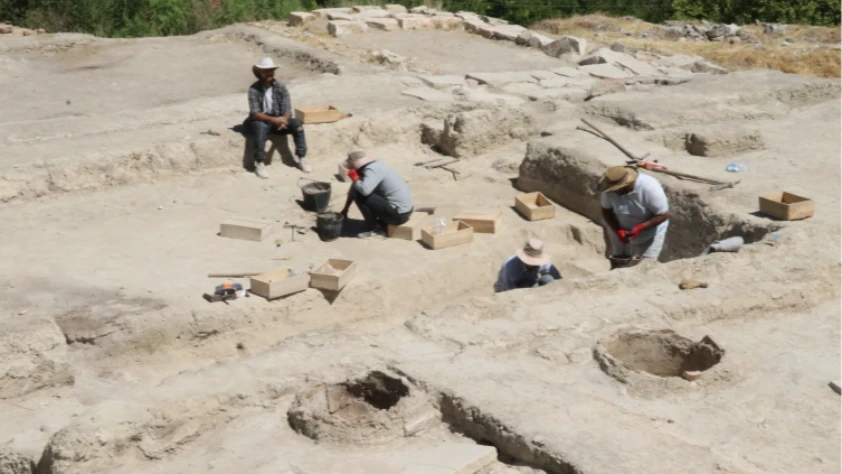 Arslantepe Höyüğü'nde 3 bin yıllık fırın bulundu