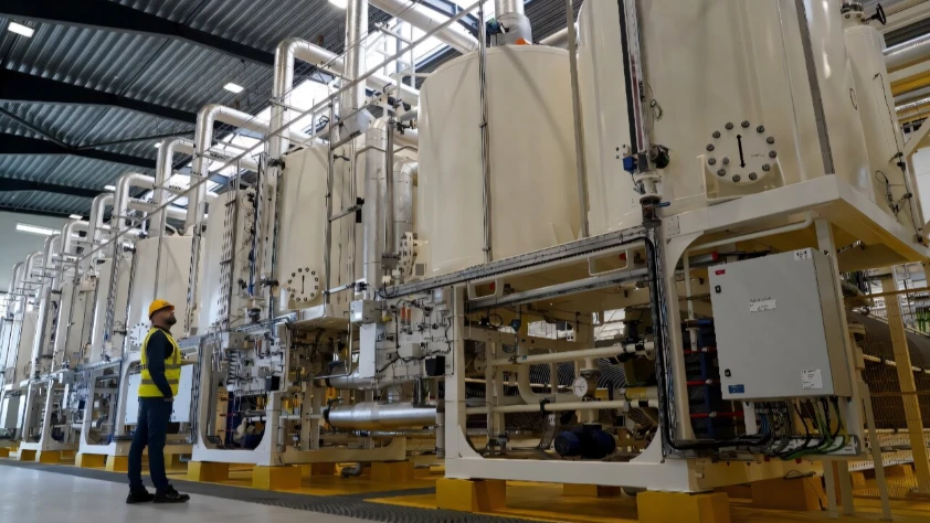 Avrupa'nın ilk büyük yeşil hidrojen tesisi açıldı