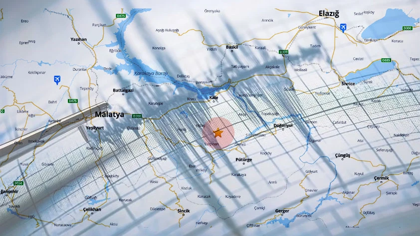AZ ÖNCE DEPREM Mİ OLDU? Malatya'da 9 km derinlikte korkutan deprem!