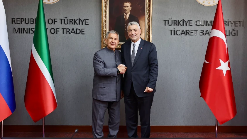 Bakan Bolat, Tataristan Reisi Minnihanov ile görüştü: Ticaretin artırılması konuşuldu