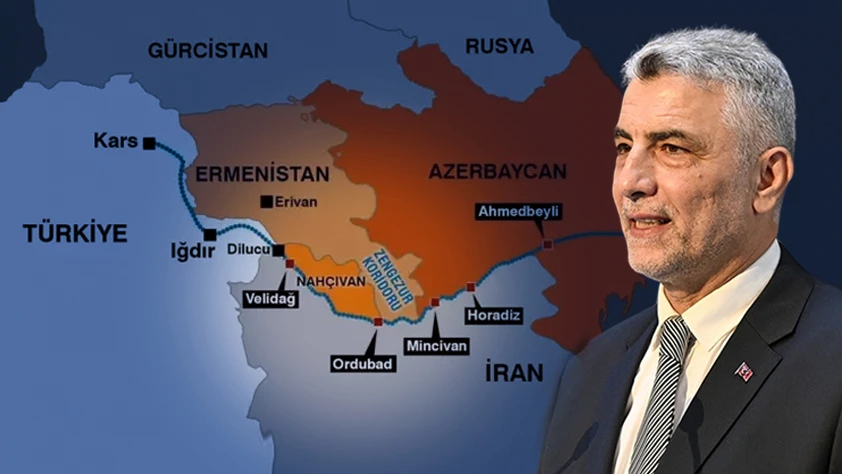 Bakan Bolat'tan Zengezur Koridoru mesajı: Uzak Doğu'dan başlayarak Avrupa'ya uzanan transit ticaret güçlenecek Bakan Bolat'tan Zengezur Koridoru mesajı: Uzak Doğu'dan başlayarak Avrupa'ya uzanan transit ticaret güçlenecek