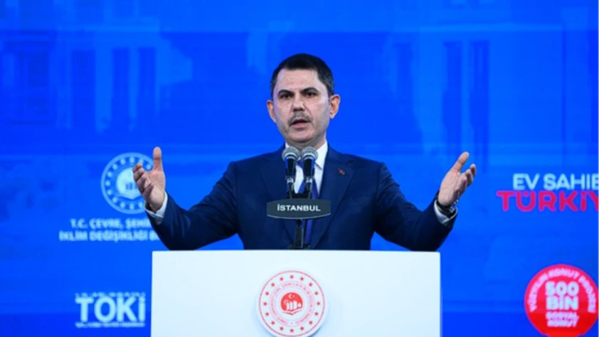 Bakan Kurum’dan 500 bin sosyal konut mesajı