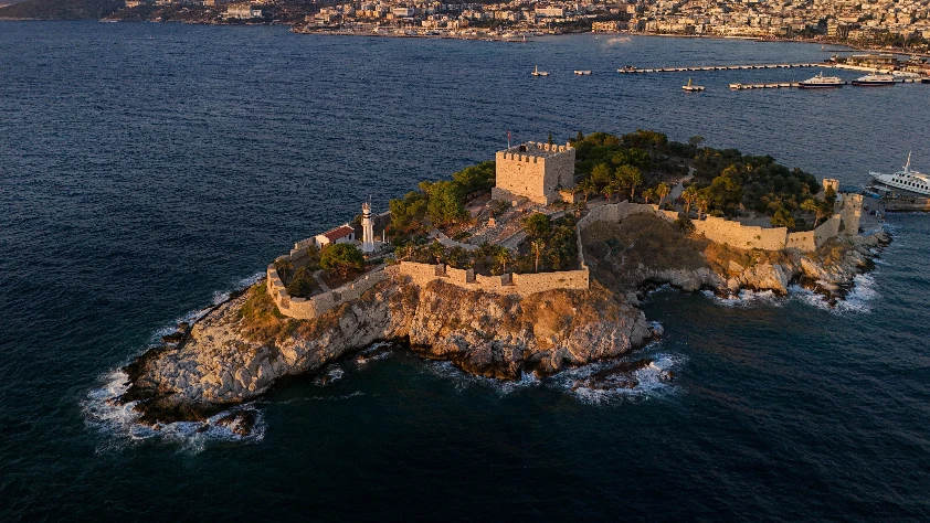 Barbaros Hayrettin Paşa'nın mirası gökyüzünden görüntülendi