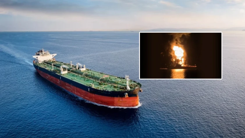 Basra Körfezi'nde iki petrol tankeri vuruldu! Petrol terminallerinde operasyon askıya alındı