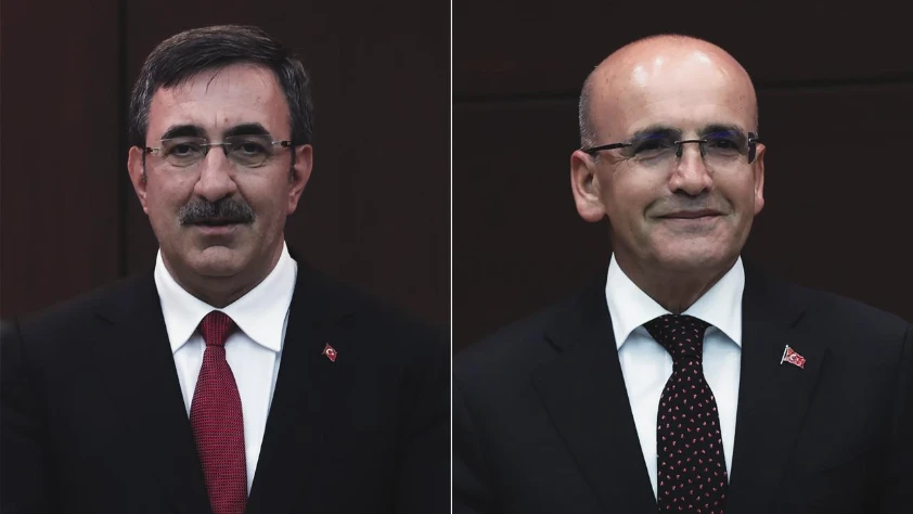 Cevdet Yılmaz ve Bakan Şimşek Suriyeli yetkililerle görüştü