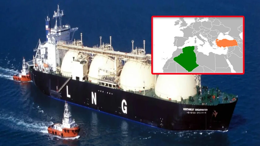 Cezayir'den çıkan LNG gemisi Türkiye'ye geliyor! Tarihi belli oldu