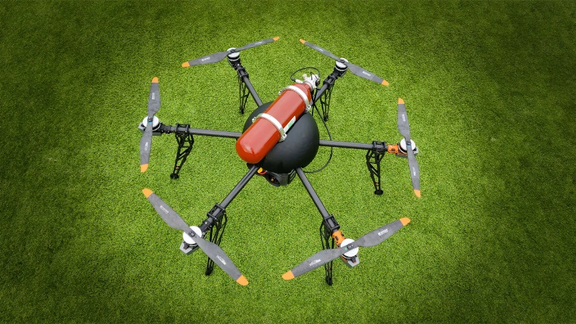 Çin'den endüstriyel dronların uçuş süresini üçe katlayan hidrojen yakıt hücresi