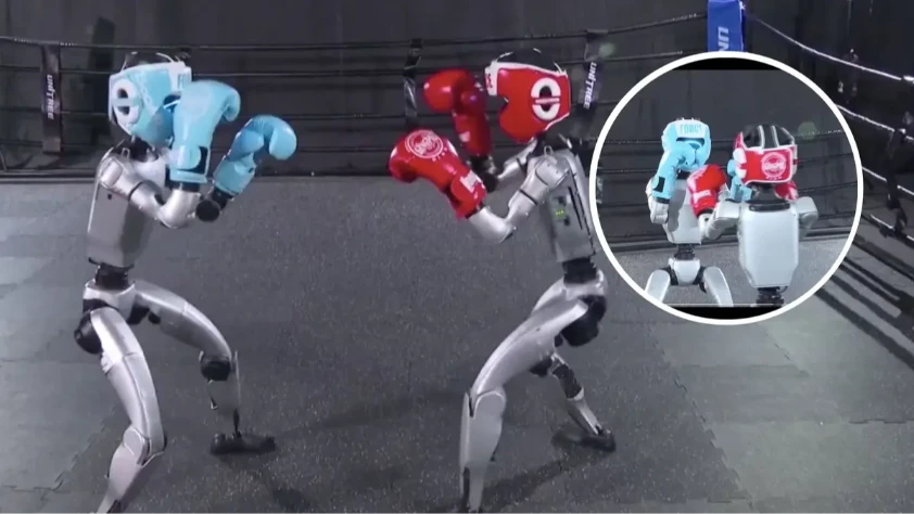 Çin’in insansı robotları Hangzhou’da ringe çıktı