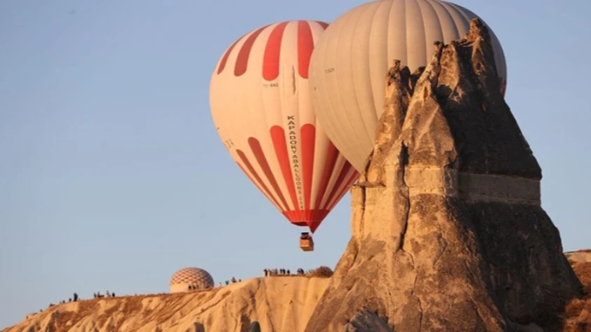 Çinli turistler 'Altın Hafta' tatilinde Kapadokya'yı hareketlendirdi