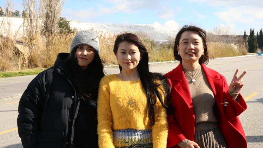 Çinli turistlerin gözdesi Pamukkale: Vize muafiyetiyle talep artacak