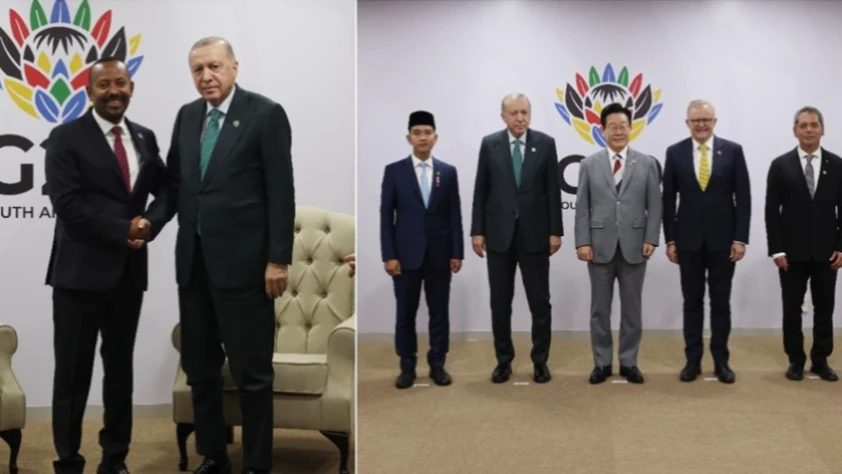 Cumhurbaşkanı Erdoğan'dan G20 Liderler Zirvesi kapsamında diplomasi trafiği