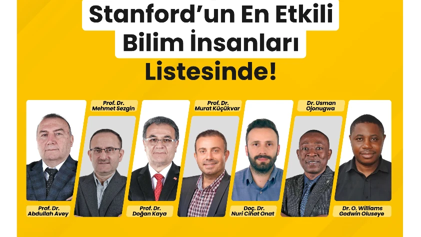 Dünyanın en etkili bilim insanları listesine girdiler
