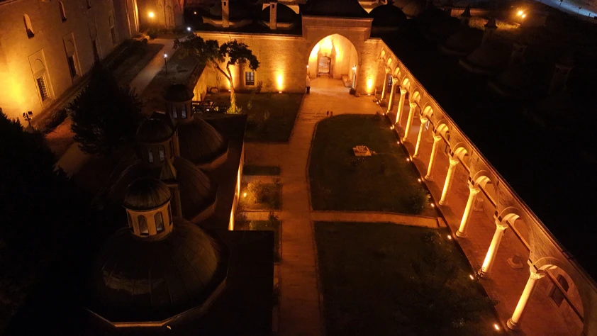 Edirne'deki Sağlık Müzesi gece saatlerinde de açık