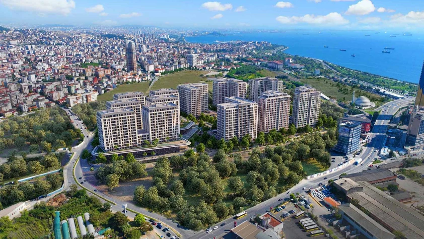 Emlak Konut'tan Adalar manzaralı proje