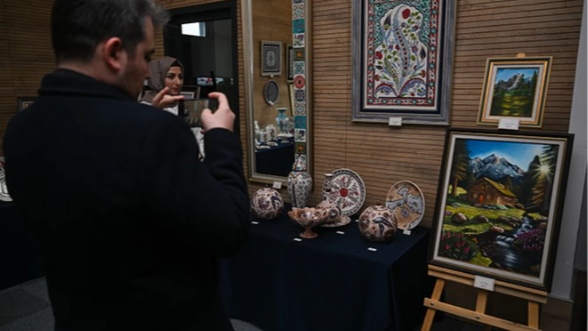 Evvel Bir Mirasın İzinde karma sergisi Millet Kütüphanesi'nde açıldı