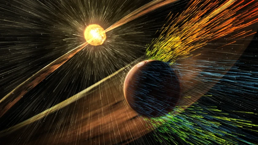 Güneş süper fırtınası Mars atmosferini altüst etti: Uydular yakaladı