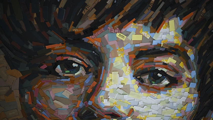 Havalimanında unutulan valizlerden büyük bir portre yapılacak