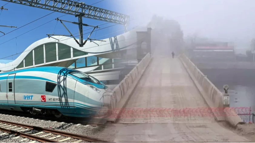 Hızlı tren projesi geliyor! Edirne'de Tunca Köprüsü girişindeki hemzemin geçit kaldırılıyor