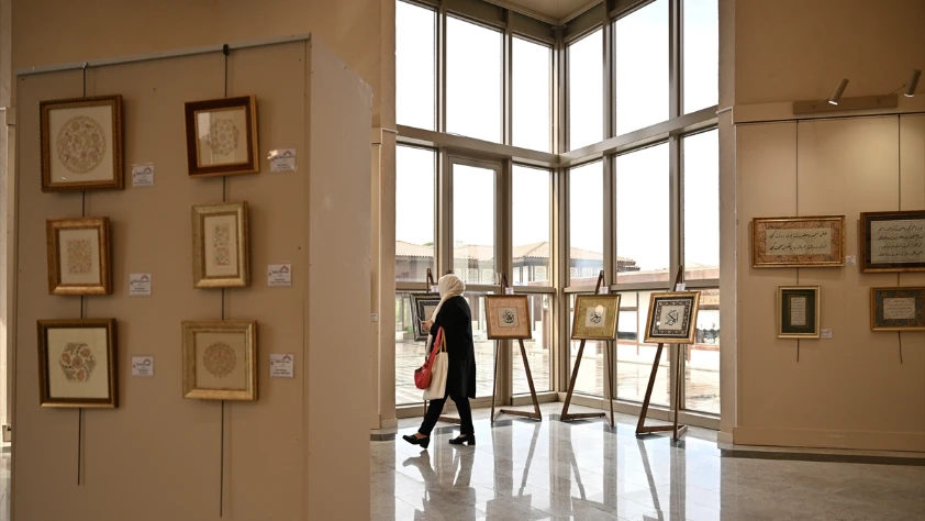 İmam hatipli öğrencilerin eserleri sanatseverlerle buluştu