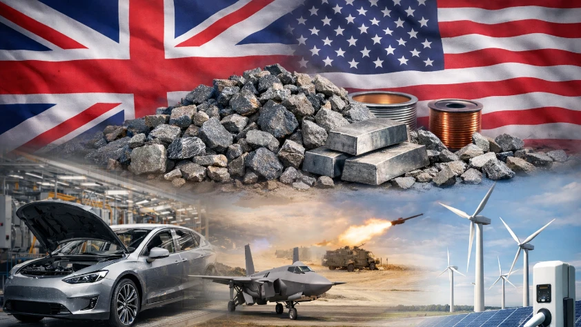 İngiltere ve ABD’den kritik minerallerde stratejik iş birliği! İmzalar atıldı