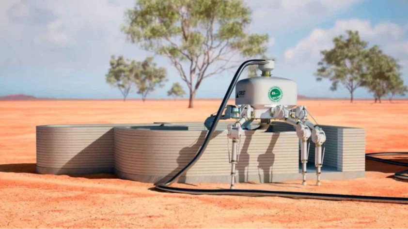İnşaat robotu günde bir ev inşa edecek